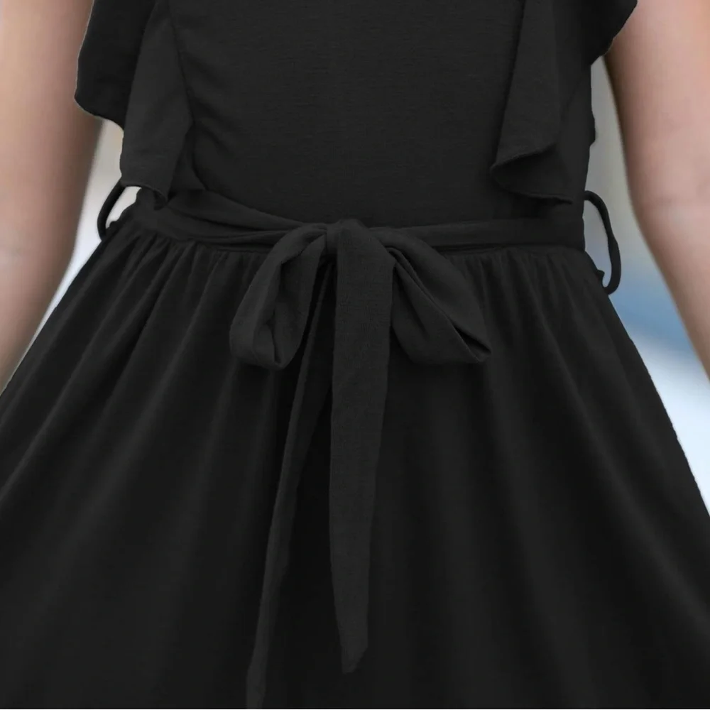 NWT Gorlya Girls Dress 7Y-8Y Black - Picture 5 of 9